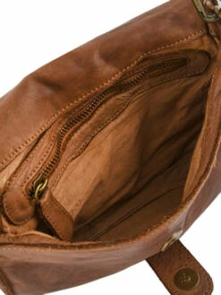 Shoulder Bag Dewashed Leather MILANO -Sacs Soldes Magasin 575962