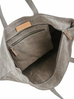 Zipped Linen Tote Bag Le Cabas Sequins VANESSA BRUNO -Sacs Soldes Magasin 716063