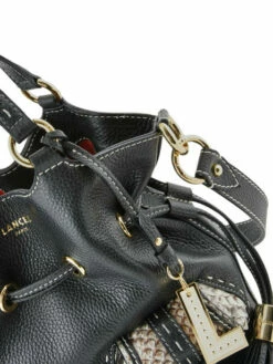 Small Leather Bucket Bag Premier Flirt Python LANCEL 10 Small Leather Bucket Bag Premier Flirt Python LANCEL -Sacs Soldes Magasin 736024