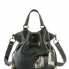 Small Leather Bucket Bag Premier Flirt Python LANCEL