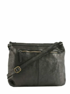 Large Leather Crossbody Bag Heritage BIBA -Sacs Soldes Magasin 738809