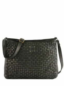 Large Leather Crossbody Bag Heritage BIBA