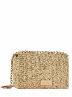 Crossbody Bag Moon Raffia VANESSA BRUNO -Sacs Soldes Magasin 738877
