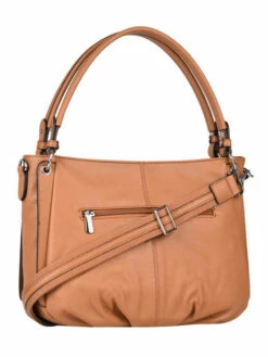 Shoulder Bag Confort Leather HEXAGONA 6 Shoulder Bag Confort Leather HEXAGONA -Sacs Soldes Magasin 776165
