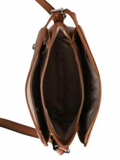 Crossbody Bag Confort Leather HEXAGONA -Sacs Soldes Magasin 776175