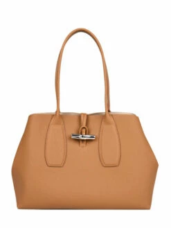 Leather Roseau Shoulder Bag LONGCHAMP