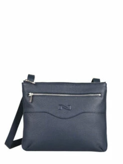 Leather Polo Crossbody Bag NATHAN BAUME