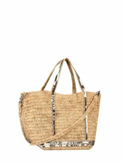 Crossbody Bag Baby Cabas Raffia Sequins VANESSA BRUNO -Sacs Soldes Magasin 808702