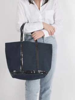 Medium Cabas Tote Bag Sequins VANESSA BRUNO -Sacs Soldes Magasin 809141