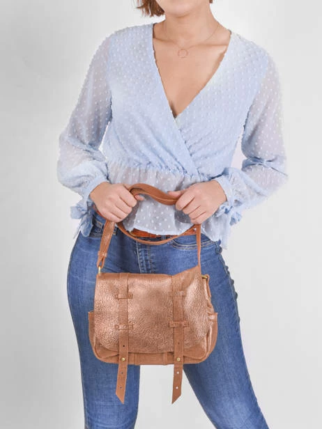 Leather New Glit Crossbody Bag MILA LOUISE 2 Leather New Glit Crossbody Bag MILA LOUISE – Image 2