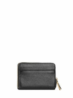 Leather Jetset Compact Wallet MICHAEL KORS -Sacs Soldes Magasin 828515