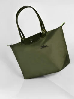 Large Shoulder Bag Le Pliage Green LONGCHAMP -Sacs Soldes Magasin 843876