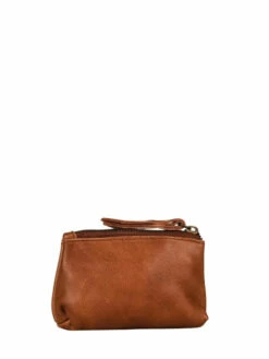 Purse Leather BASILIC PEPPER -Sacs Soldes Magasin 853087