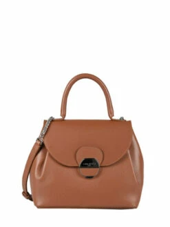 Leather Foulonn� Pia Top-handle Bag LANCASTER