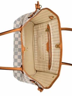 Preloved Louis Vuitton Shoulder Bag Neverfull Damier Azur BRAND CONNECTION -Sacs Soldes Magasin 870557