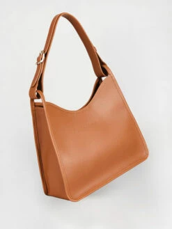 Leather Le Foulonn� Shoulder Bag LONGCHAMP -Sacs Soldes Magasin 872965