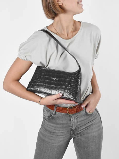 Exotic Croco Baguette Bag LANCASTER 2 Exotic Croco Baguette Bag LANCASTER – Image 2