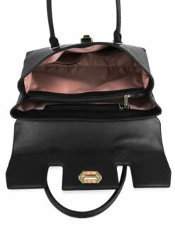 Leather Milano Shoulder Bag LANCASTER 8 Leather Milano Shoulder Bag LANCASTER -Sacs Soldes Magasin 885646