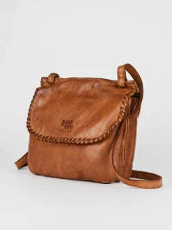 Shoulder Bag Utility Leather BASILIC PEPPER -Sacs Soldes Magasin 895609