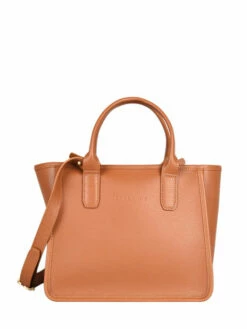 Leather Le Foulonn� Satchel LONGCHAMP