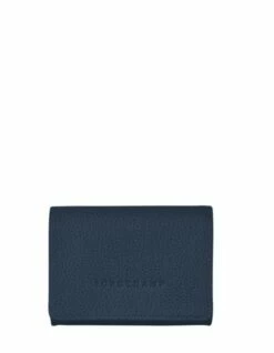 Leather Le Foulonn� Compact Wallet LONGCHAMP