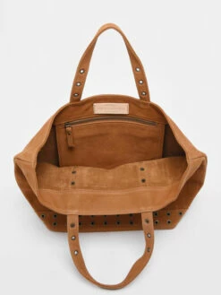 Satchel Cabas Cuir Leather VANESSA BRUNO -Sacs Soldes Magasin 918604