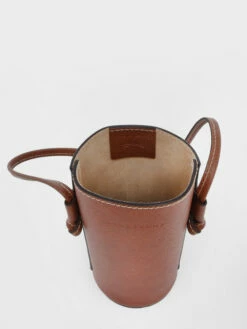 Leather Epure Water Bottle Holder LONGCHAMP -Sacs Soldes Magasin 919845
