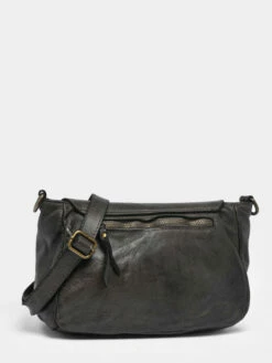 Crossbody Bag Dewashed Leather MILANO -Sacs Soldes Magasin 924343
