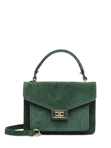 Leather Velvet Crossbody Bag MILANO 1 Leather Velvet Crossbody Bag MILANO