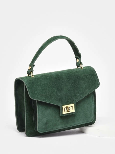 Leather Velvet Crossbody Bag MILANO 3 Leather Velvet Crossbody Bag MILANO – Image 3