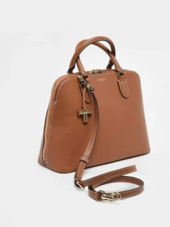 Leather Gis�le Top-handle Bag LE TANNEUR -Sacs Soldes Magasin 928643