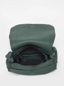 Leather Crossbody Bag Cow BASILIC PEPPER 8 Leather Crossbody Bag Cow BASILIC PEPPER -Sacs Soldes Magasin 932583