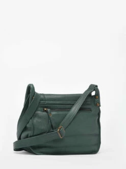 Leather Crossbody Bag Cow BASILIC PEPPER 9 Leather Crossbody Bag Cow BASILIC PEPPER -Sacs Soldes Magasin 932584