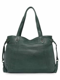 Shoulder Bag Cow Leather BASILIC PEPPER