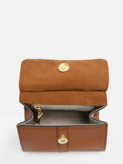 Small Leather Crossbody Bag Nomade ETRIER -Sacs Soldes Magasin 932956