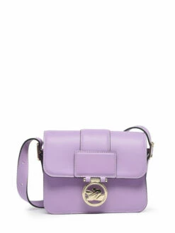 Small Leather Box-Trot Crossbody Bag LONGCHAMP