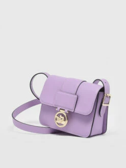 Small Leather Box-Trot Crossbody Bag LONGCHAMP -Sacs Soldes Magasin 937341