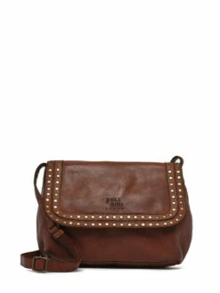 Crossbody Bag Berlin Leather BASILIC PEPPER