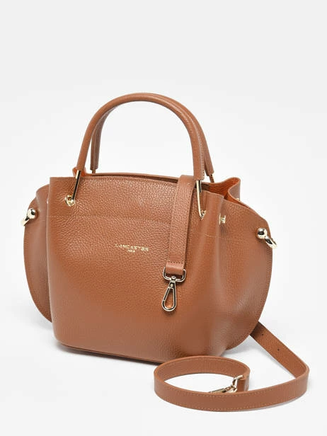 Leather Foulonn� Double Satchel LANCASTER 3 Leather Foulonn� Double Satchel LANCASTER – Image 3