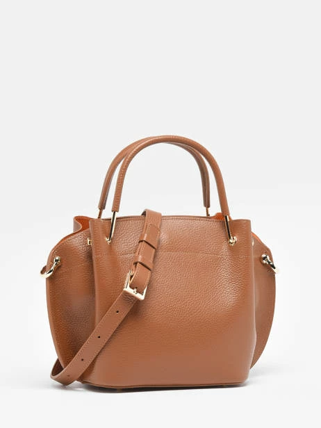 Leather Foulonn� Double Satchel LANCASTER 5 Leather Foulonn� Double Satchel LANCASTER – Image 5