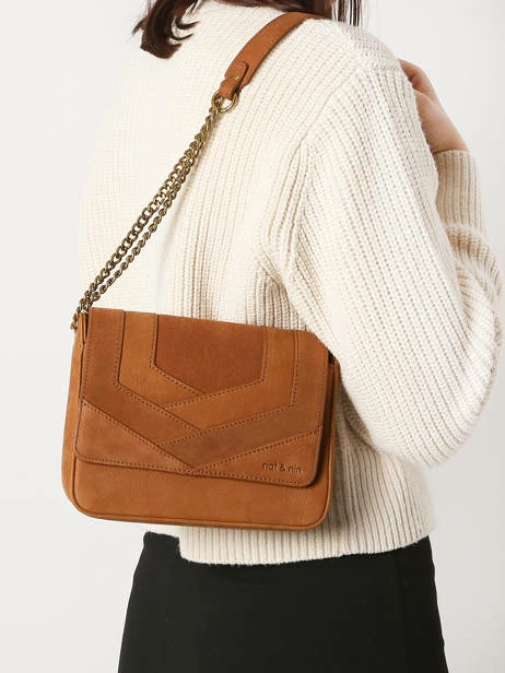 Crossbody Bag Vintage Leather Vintage Leather NAT ET NIN 2 Crossbody Bag Vintage Leather Vintage Leather NAT ET NIN – Image 2