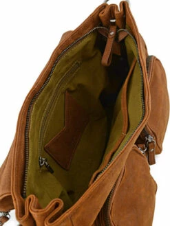 Crossbody Bag Lola Leather Vintage Leather NAT ET NIN -Sacs Soldes Magasin 953484