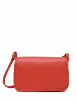 Leather Le Foulonn� Mini Crossbody Bag LONGCHAMP