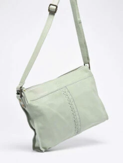 Leather Cow Crossbody Bag BASILIC PEPPER 7 Leather Cow Crossbody Bag BASILIC PEPPER -Sacs Soldes Magasin 961241