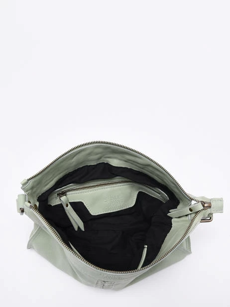 Leather Cow Crossbody Bag BASILIC PEPPER 4 Leather Cow Crossbody Bag BASILIC PEPPER – Image 4