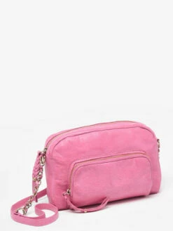 Shoulder Bag Pop Leather BASILIC PEPPER -Sacs Soldes Magasin 961483