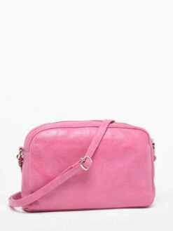 Shoulder Bag Pop Leather BASILIC PEPPER -Sacs Soldes Magasin 961485