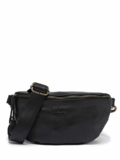 Leather Cow Belt Bag BASILIC PEPPER