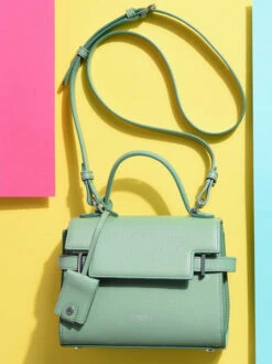 Leather Emilie Crossbody Bag LE TANNEUR