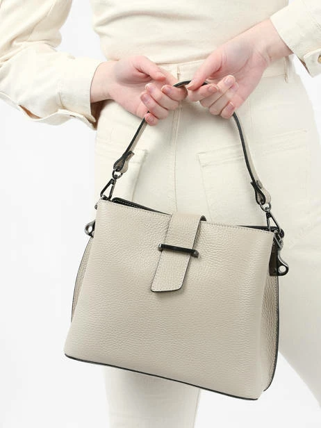 Schoudertas Caviar Leather MILANO 2 Schoudertas Caviar Leather MILANO – Image 2